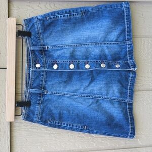 ❤️ American Eagle Button Up Mini Skirt with Pockets